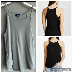 NWT Splendid Halter Sleeveless Tank Top in Sage Green Size: M